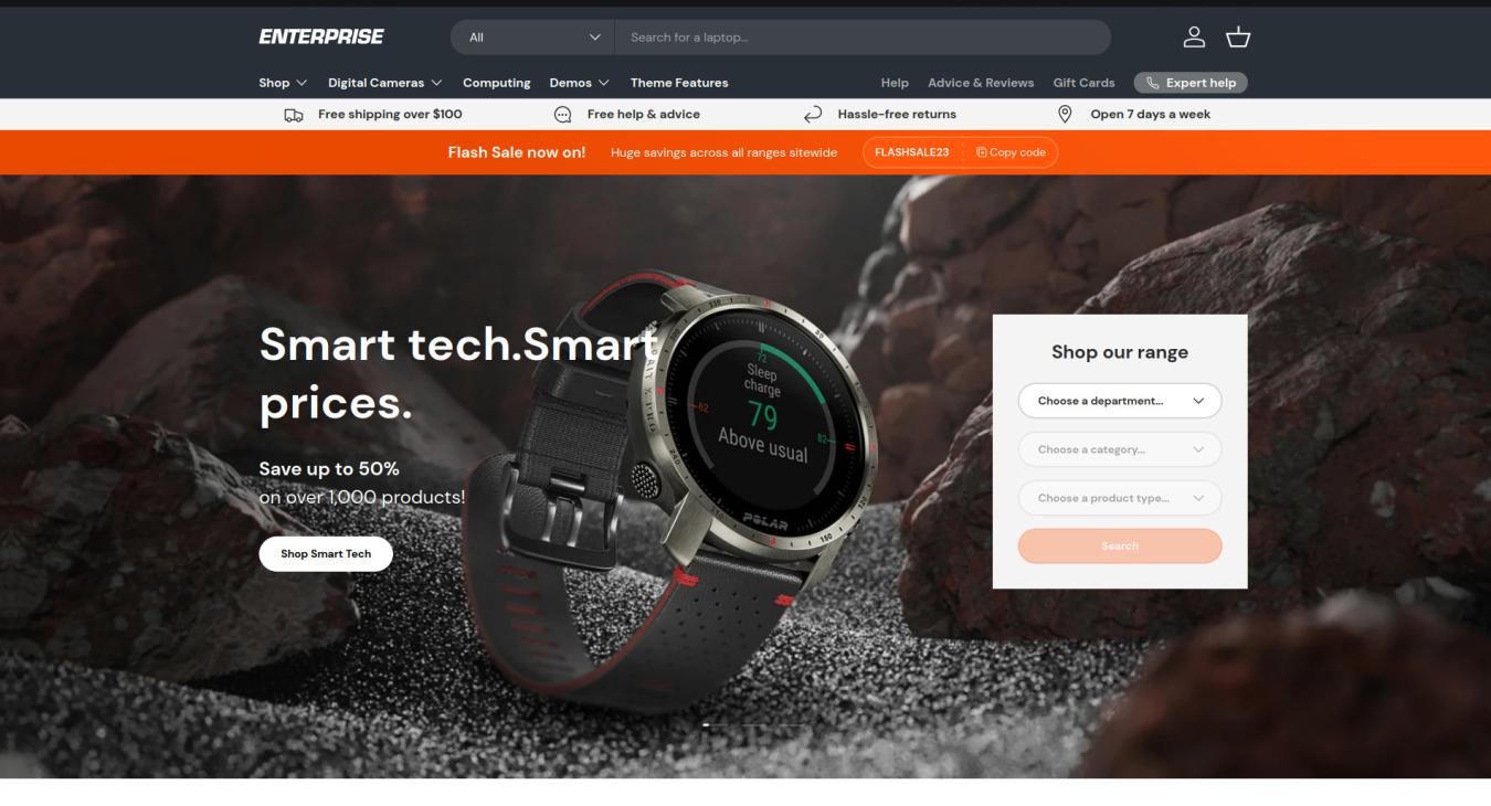 Enterprise Shopify Theme