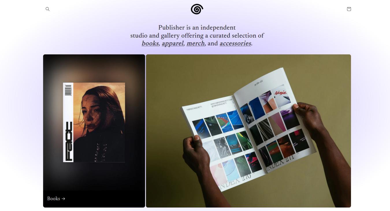 Shopify Publisher Theme